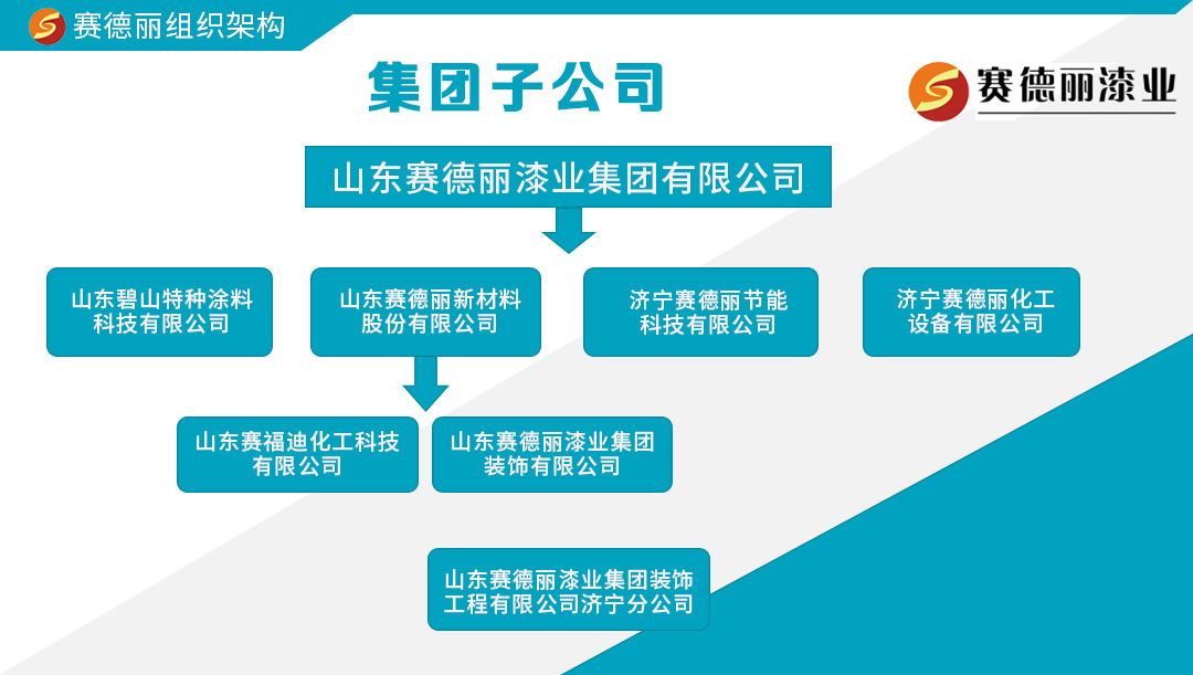 賽德麗集團組織架構(gòu)